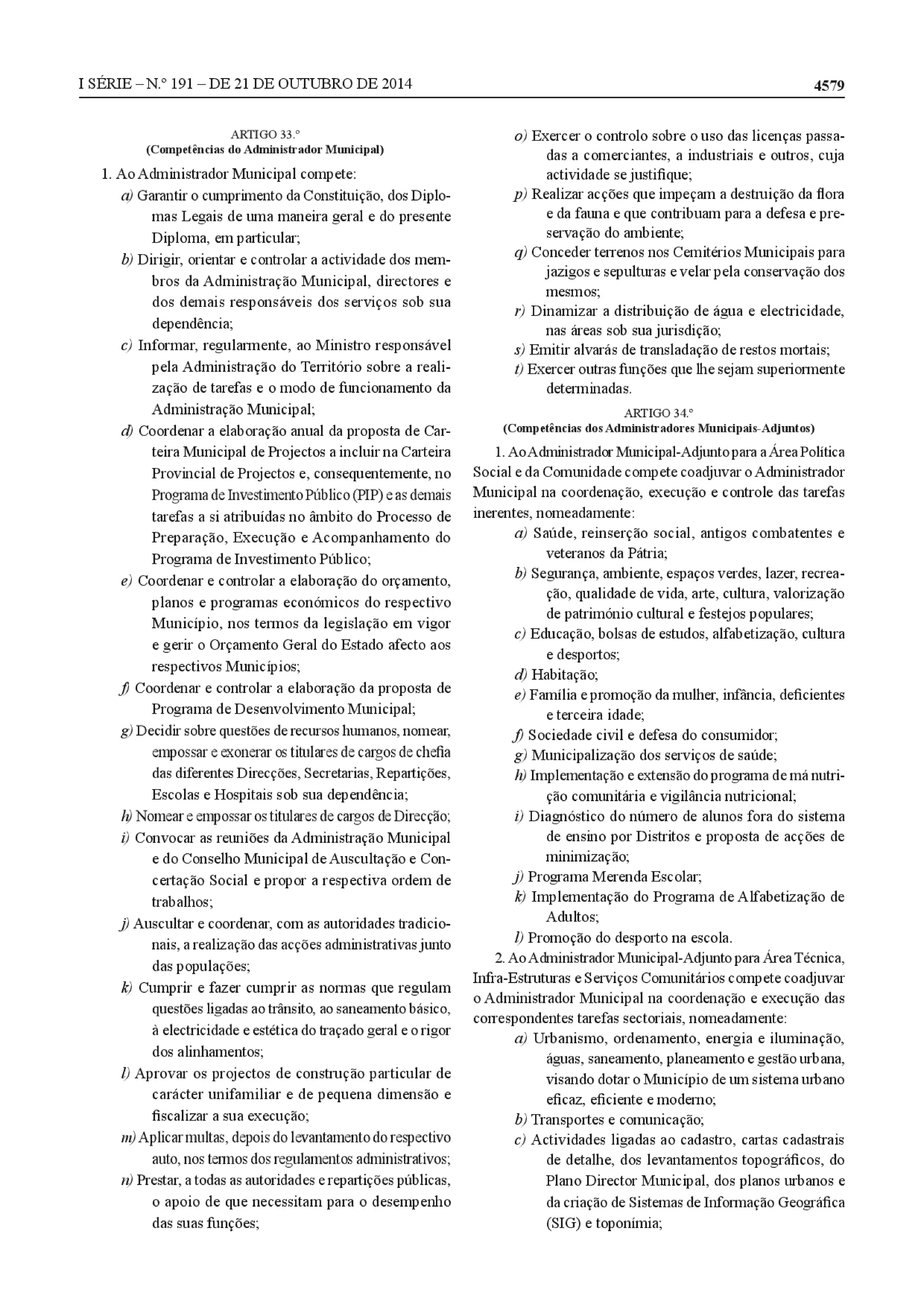 Decreto Presidencial 293-14 Revisao do Estatuto_Orgânico_da_Província_de_Luanda