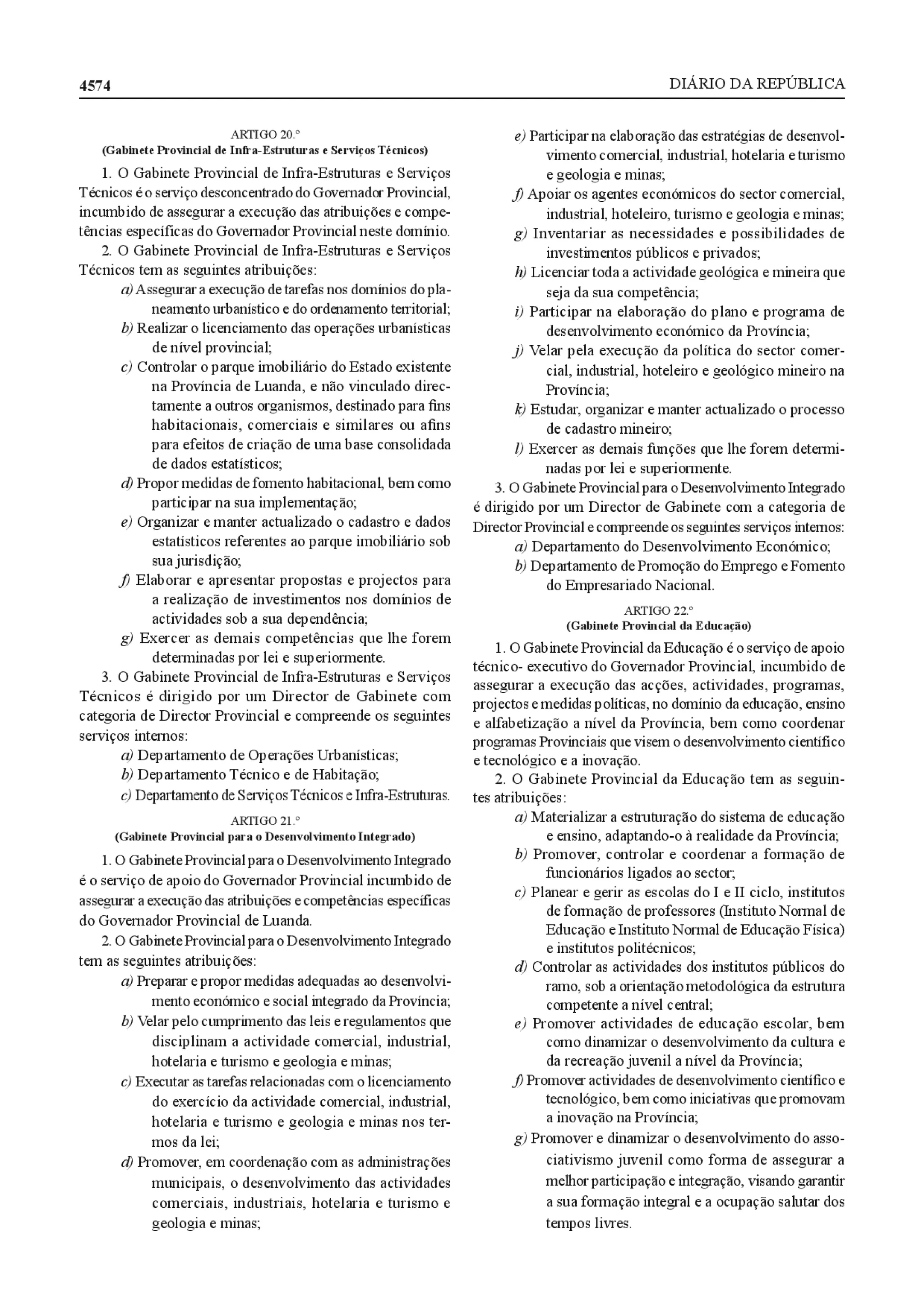 Decreto Presidencial 293-14 Revisao do Estatuto_Orgânico_da_Província_de_Luanda