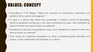 1. moral values & ethics | PDF