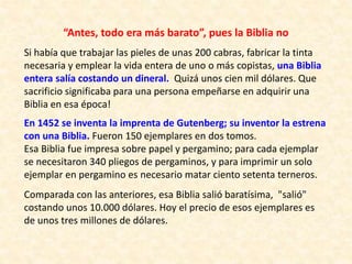 Para citar cualquier texto de la Biblia basta indicar abreviadamente de que
libro se trata (ver lista de abreviaturas), el...
