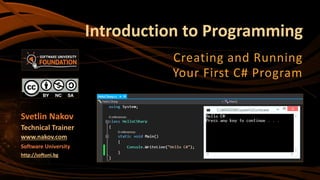 01. Introduction to Programming | PPT