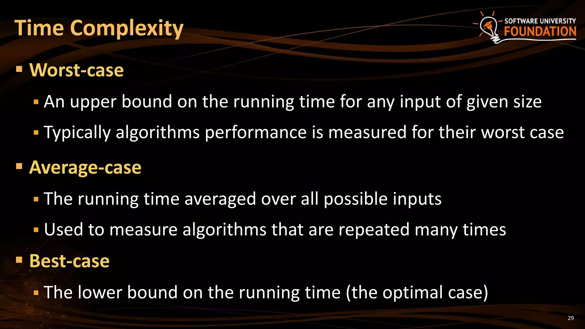 19. Data Structures and Algorithm Complexity | PPTX