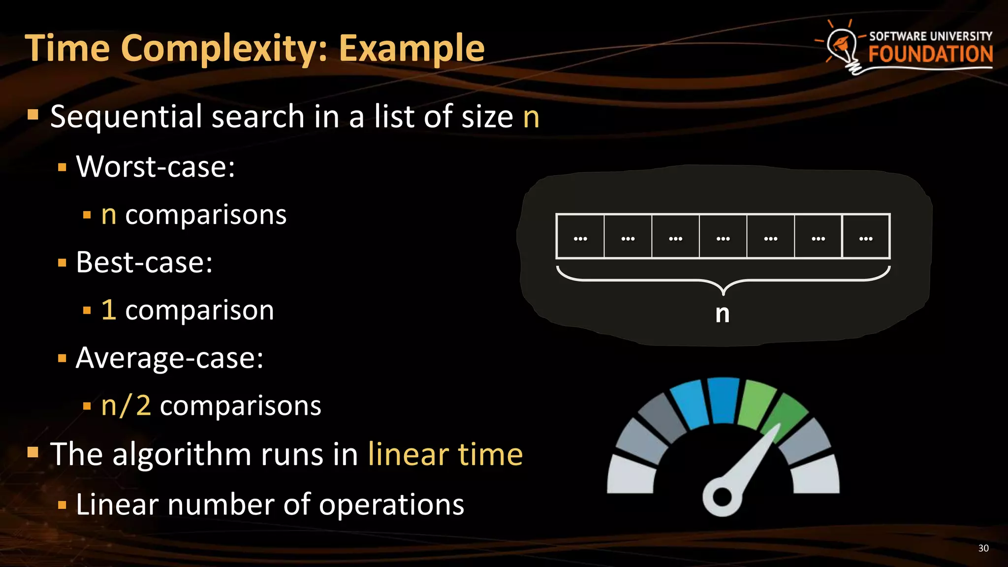19. Data Structures and Algorithm Complexity | PPT