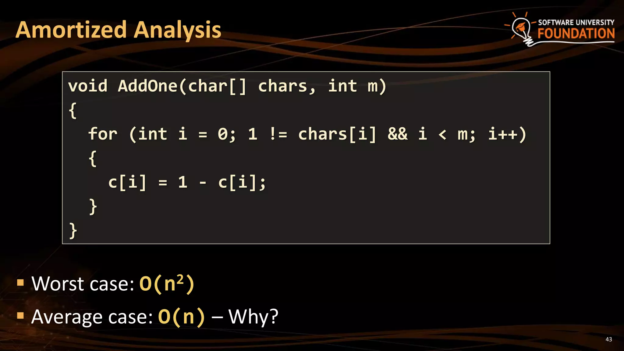 19. Data Structures and Algorithm Complexity | PPTX