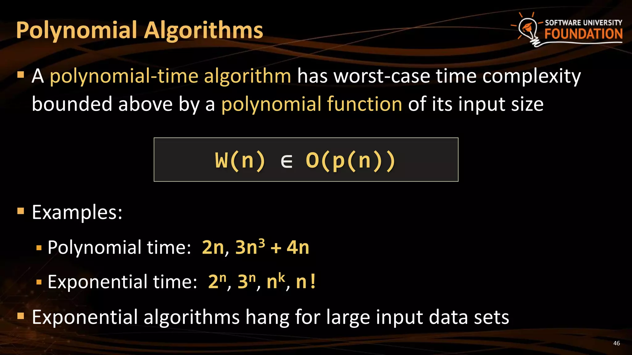 19. Data Structures and Algorithm Complexity | PPTX