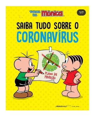 Coronavírus Turma da Mônica