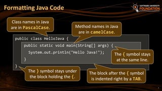 01. Introduction to programming with java | PPT