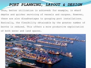 Simple Small Port Design 1. sunum port planning layout&design-cargo handling equipments-port ...