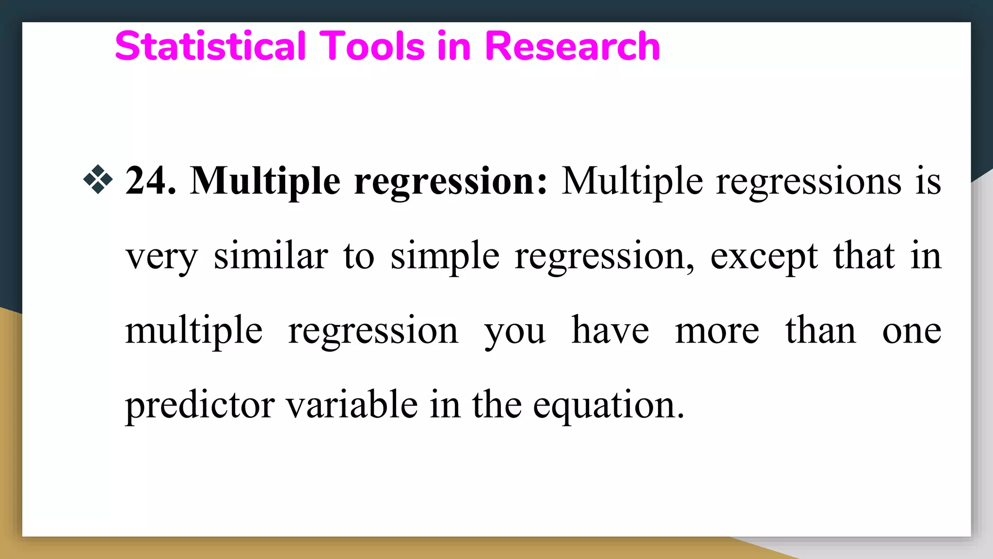 Statistical tools in research pdf