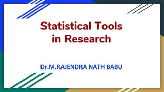 STATISTICAL TOOLS IN RESEARCH | PDF