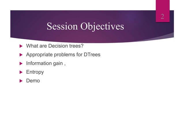 1. decision tree learning | PPT