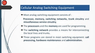 Switching and Traffic of Mobile Communication | PPTX