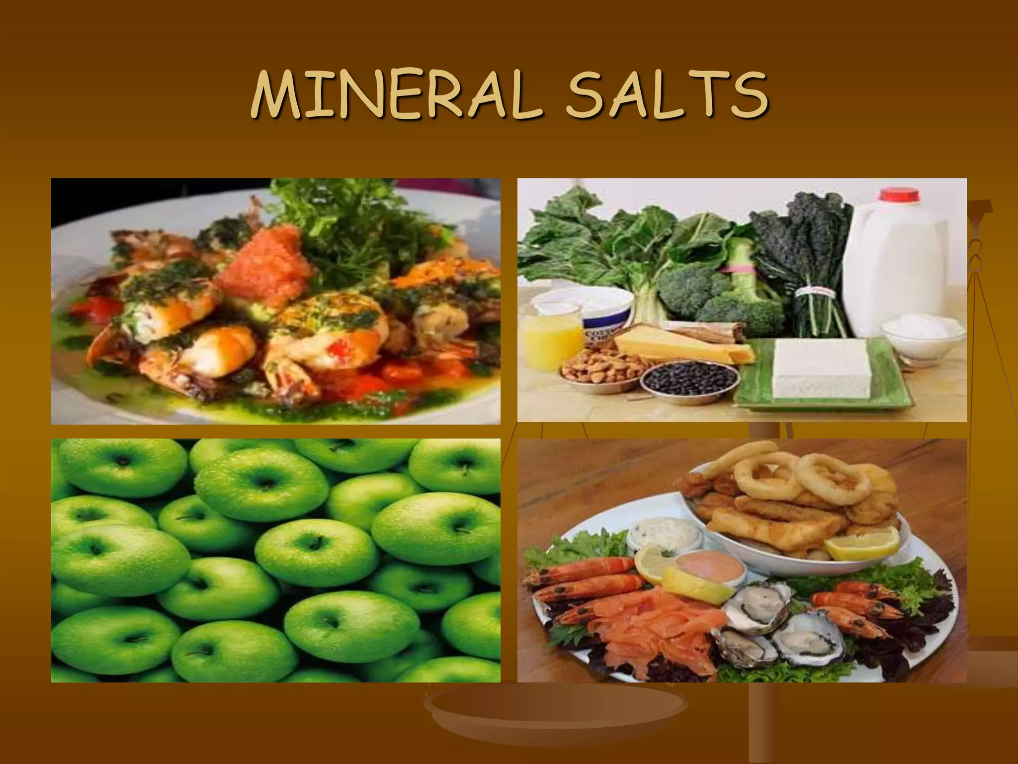 MINERAL SALTS
 