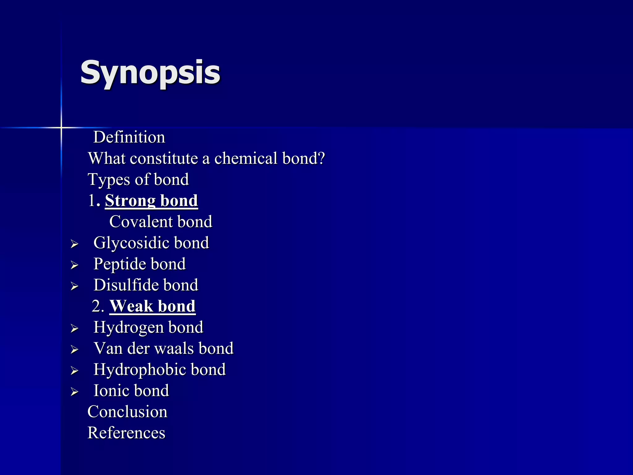 Types of bond by KK Sahu sir | PPT