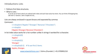 1. basics of python | PPT