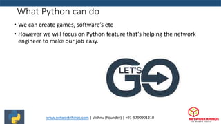1. basics of python | PPT