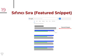 Sıfıncı Sıra (Featured Snippet)
19
 
