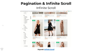 53
Pagination & Inﬁnite Scroll
Inﬁnite Scroll
Kaynak: Inﬁnite Scroll
 