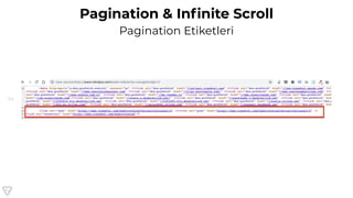 54
Pagination & Inﬁnite Scroll
Pagination Etiketleri
 