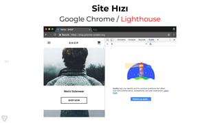 82
Site Hızı
Google Chrome / Lighthouse
 