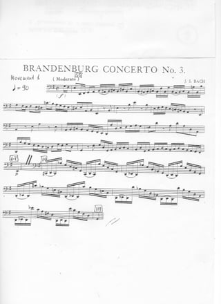 1 . bach brandenburg concerto