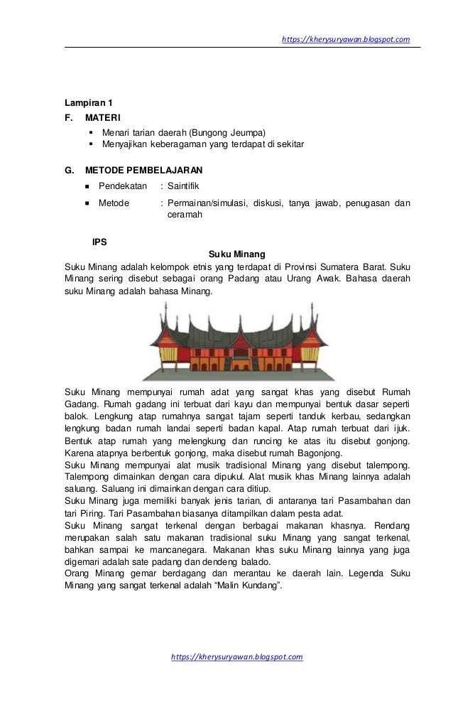 1 Rpp Kelas 4 Tema 1