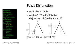 Tipper Example Fuzzy Introduction to fuzzy logic | PPTX