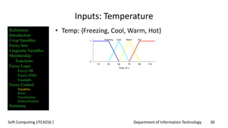 Tipper Example Fuzzy Introduction to fuzzy logic | PPTX