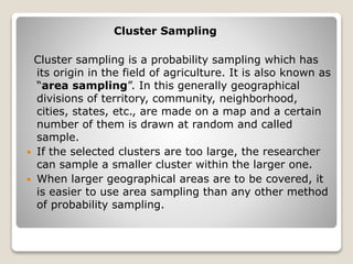 Survey research and Sampling | PPT