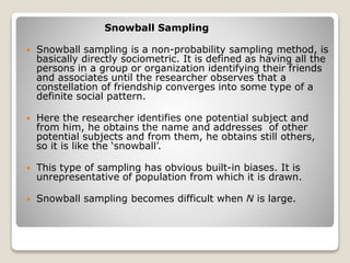 Survey research and Sampling | PPT