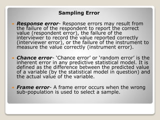 Survey research and Sampling | PPT
