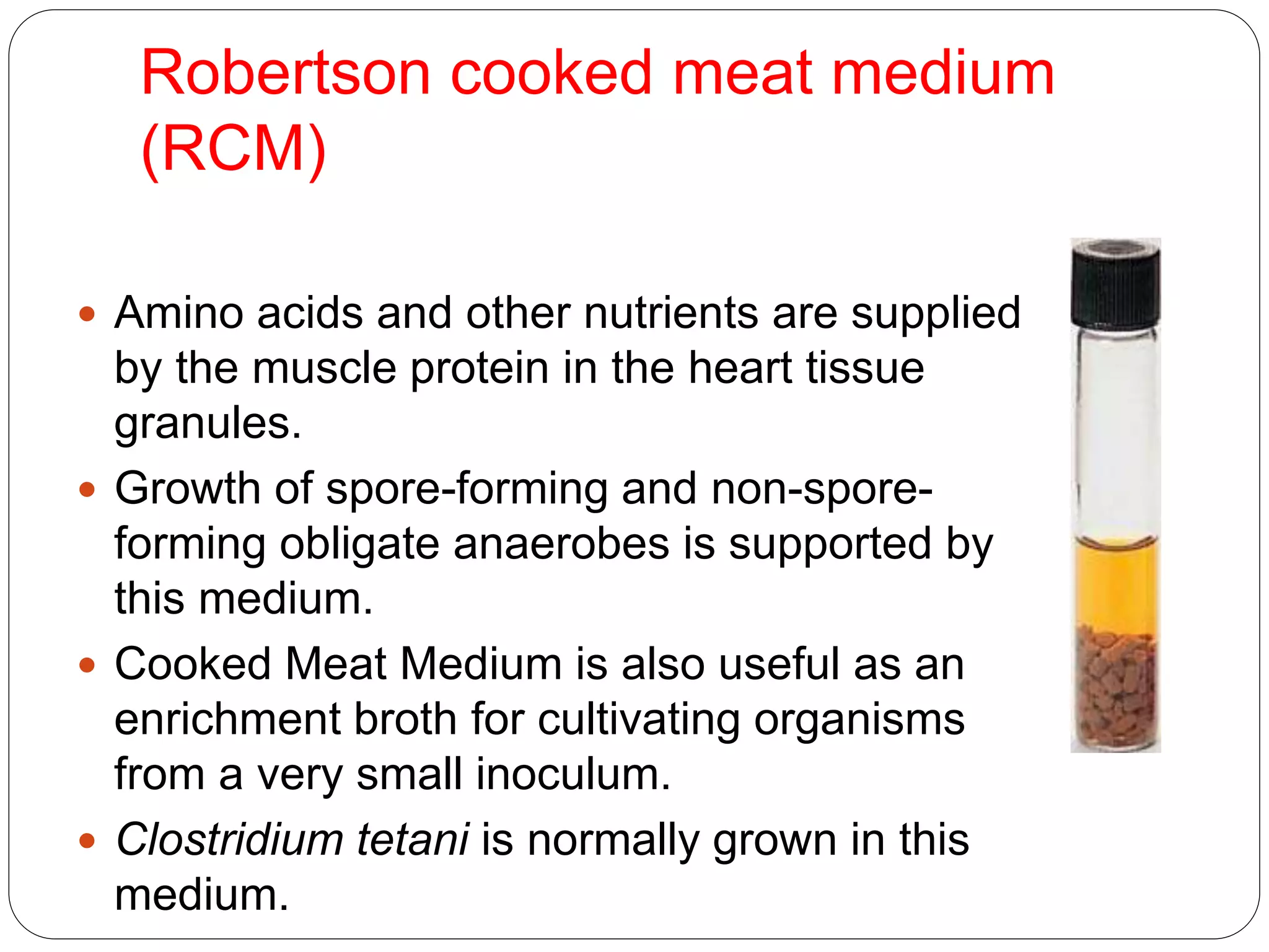 1.culture media and culture methods | PPT