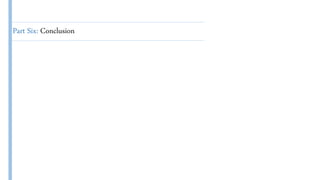 Part Six: Conclusion
 