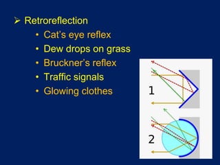 LIGHT, PHYSICAL & PHYSIOLOGICAL OPTICS | PPT