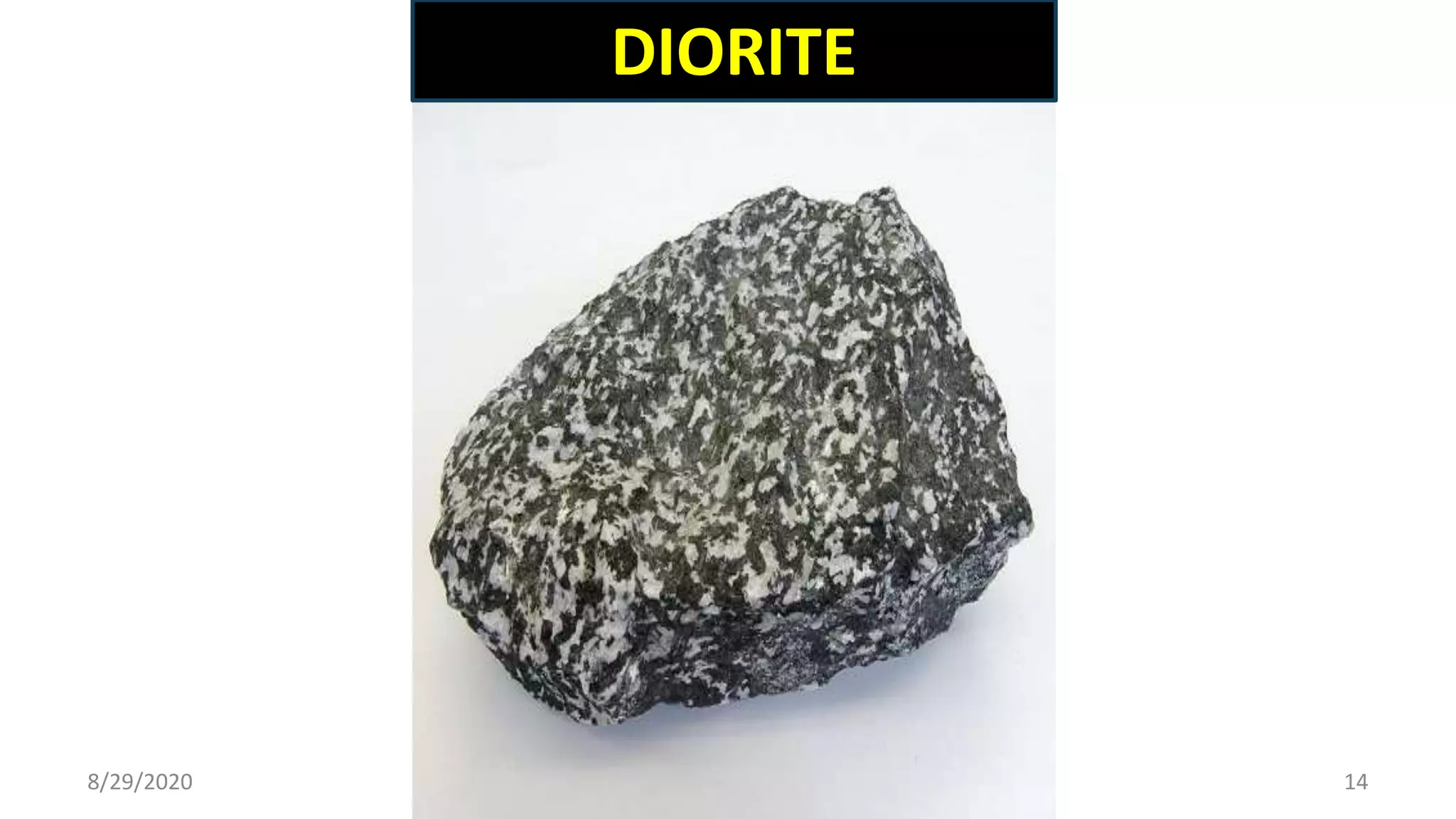 DIORITE
8/29/2020 14
 