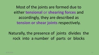 Tensional Part 1.4 importance of structural geology | PPTX