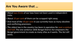 Obsolete Provision 1.indian legal system_neetu _pandey | PPTX