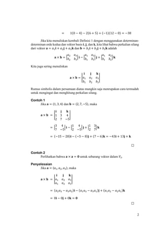 1.4 Perkalian Silang | PDF