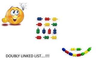 DOUBLY LINKED LIST….!!!
 