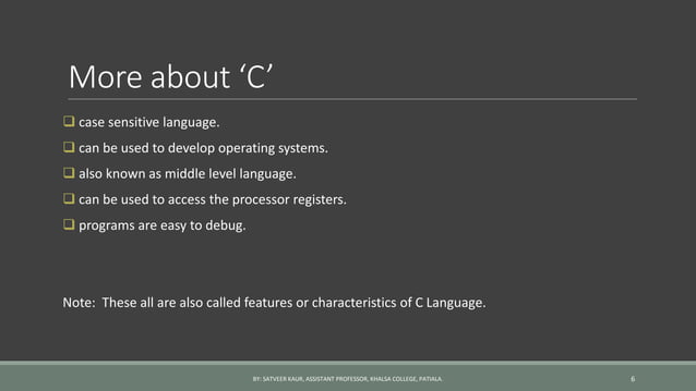Introduction to c | PPTX