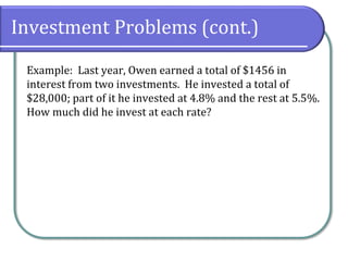 1.2 Applications of Linear Equations | PDF