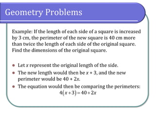 1.2 Applications of Linear Equations | PDF