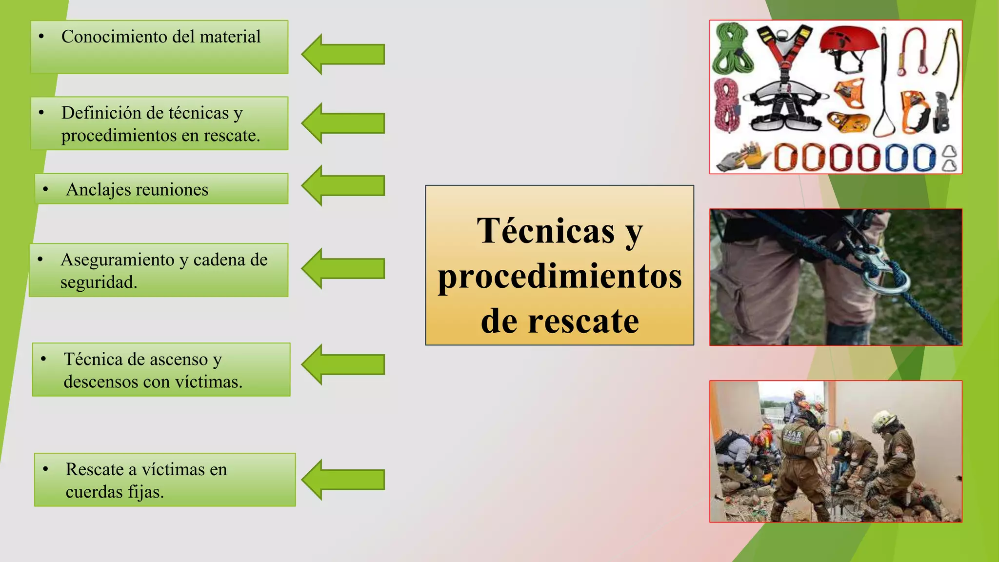Técnicas de rescate | PPTX