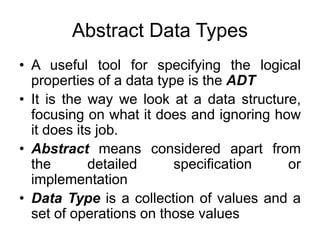 1. Data structures introduction | PPT