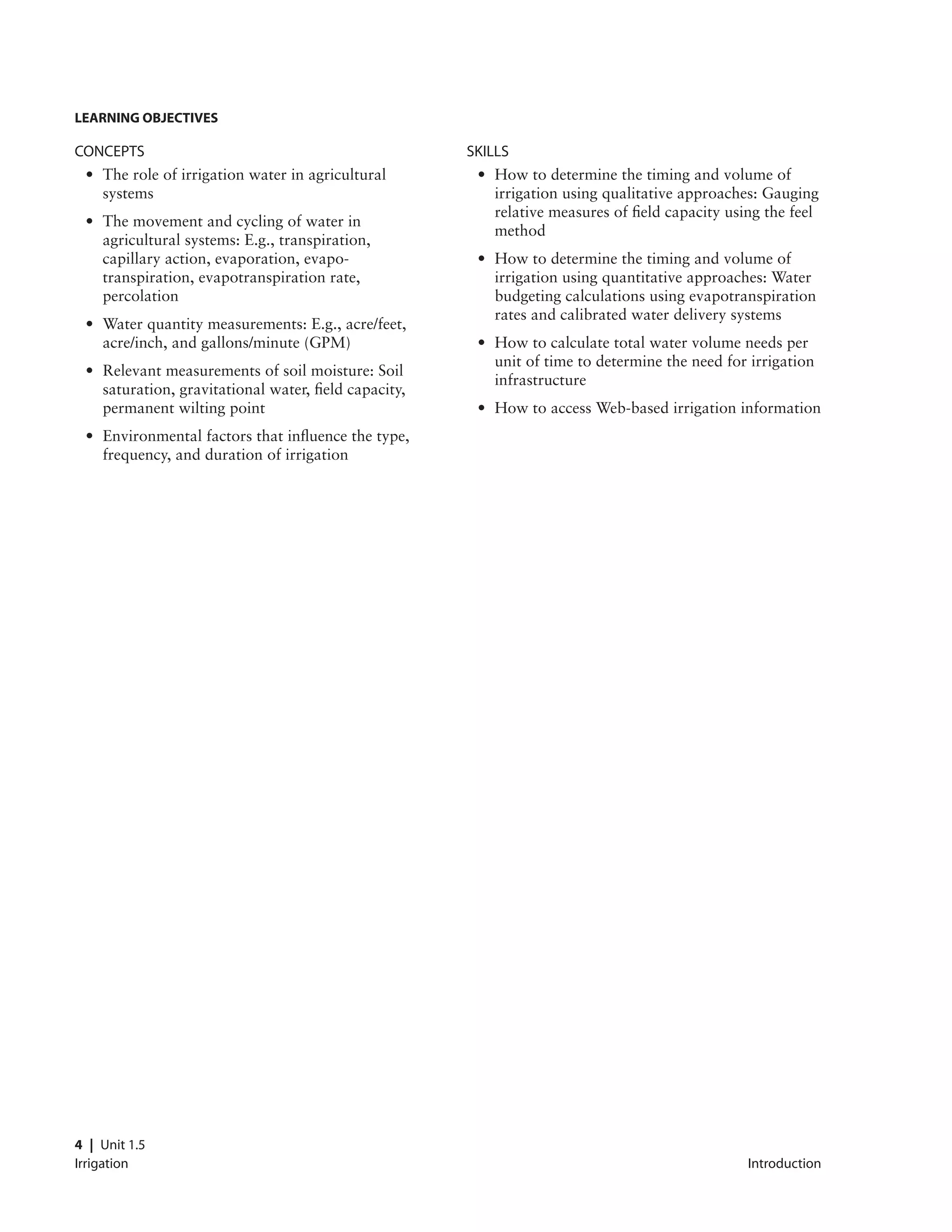 irrigation principles and practices | PDF