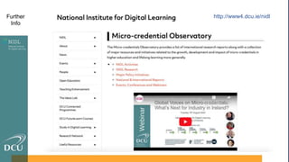 Further
Info
http://www4.dcu.ie/nidl
 