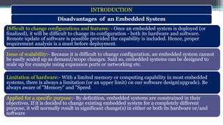 1. advantages and applications of embedded system