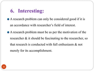 1. research problem