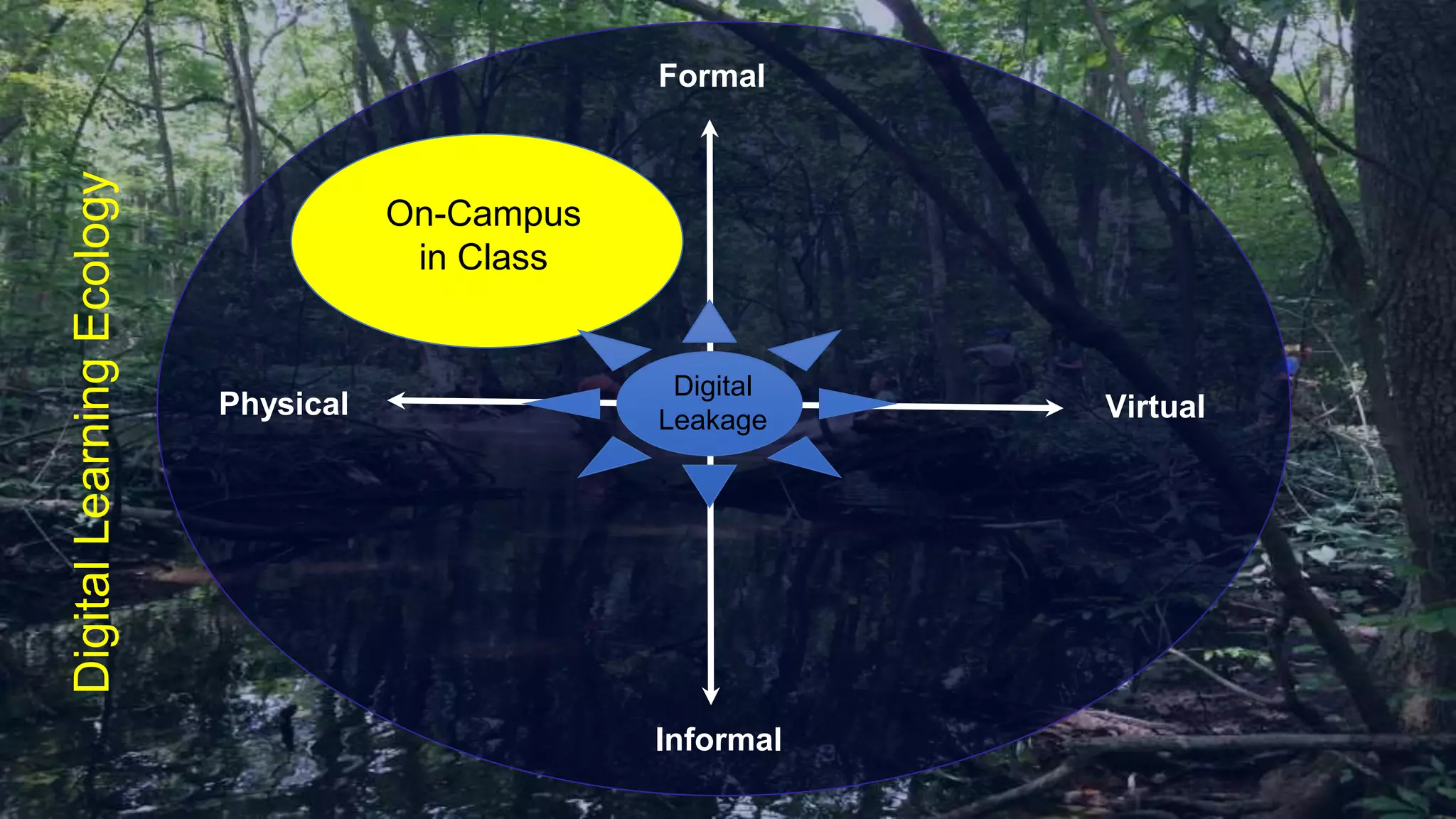 On-Campus
in Class
Formal
Informal
Physical Virtual
Digital
Leakage
DigitalLearningEcology
 