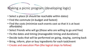 1.1 programming fundamentals